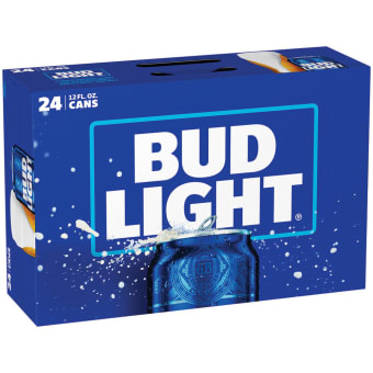 Bud Light Beer - 24 cans / 12oz