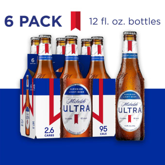 Michelob Ultra 6 Pack Bottles