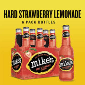 Mike's Hard Strawberry Lemonade 6Pack Bottles