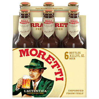 Birra Morreti 6Pack 11.2oz Bottles