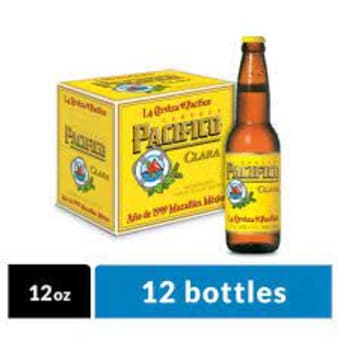 Pacifico Clara Mexican Lager 12Pack 12oz Bottles