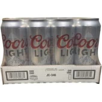 Coors Light 12 Pack 24oz Cans