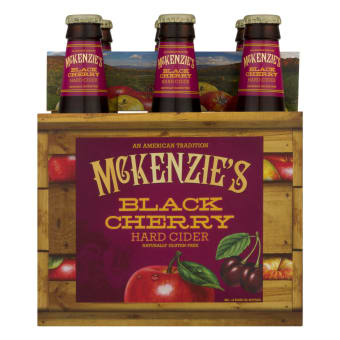 Mckenzies Hard Cider Black Cherry 6 Pack Bottles