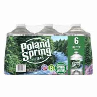 Poland Spring 3Liter 6pack Case