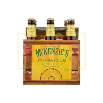 Mckenzies Hard Cider Pineapple 6 Pack Bottles