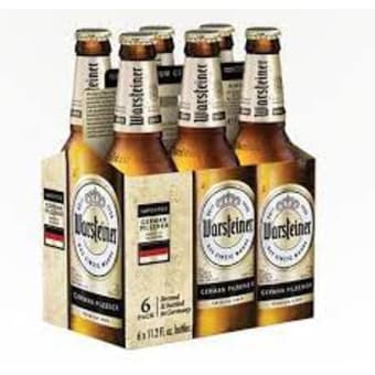 Warsteiner Pilsner 6 Pack Bottles