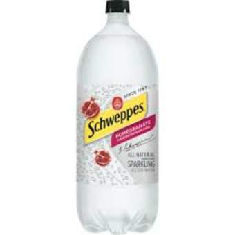 Schweppes Pomegranate Seltzer 2liter Bottle