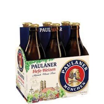 Paulaner Hefe-Weizen 6 Pack Bottles