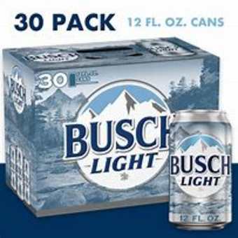 Busch Light 30pack Cans