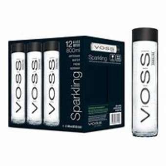 Voss 800ml Sparkling 12 Pack