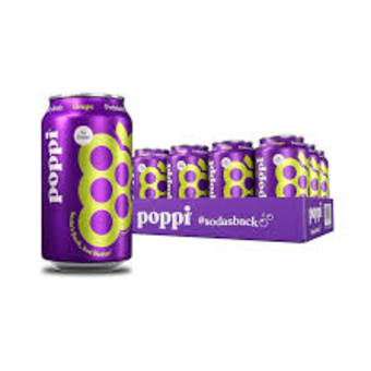 Poppi 12 Pack Cans Grape