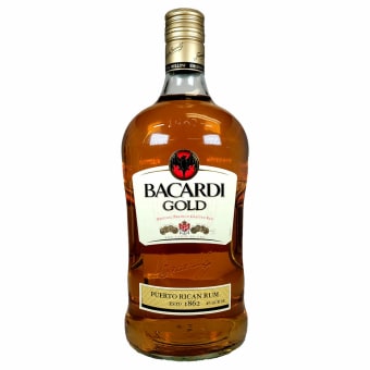 BACARDI GOLD GLASS 1.75L