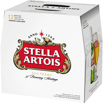 Stella Artois Beer - 12 bottles / 11.2oz