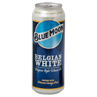 Blue Moon Belgian White Beer - 1 can / 24oz