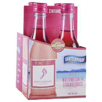 Barefoot White Zinfandel - 4 bottles / 187mL