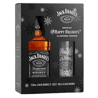 Jack Daniel's Old No. 7 Tennessee Whiskey Black Gift Set - 750mL