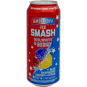 Smirnoff Ice Smash Blue Raspberry Cherry Citrus - 23.5oz