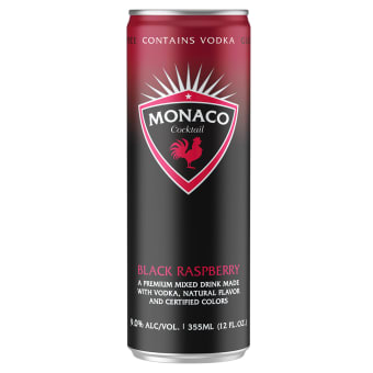 Monaco Black Raspberry Cocktail - 355mL