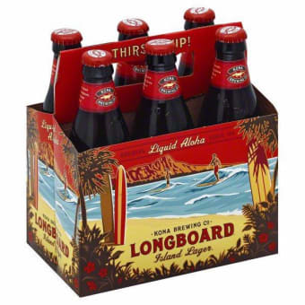 Kona Longboard Island Lager - 6 bottles / 12oz