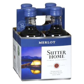 Sutter Home Merlot - 4 bottles / 187mL