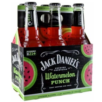 Jack Daniel's Watermelon Punch - 6 bottles / 10oz