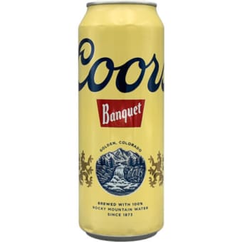 Coors Banquet Lager - 1 can / 24oz