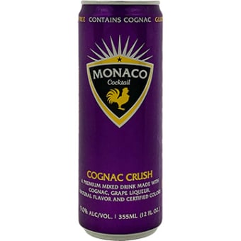 Monaco Cognac Crush Cocktail - 1 can / 12oz