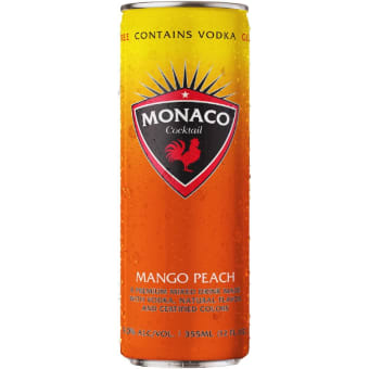 Monaco Mango Peach Cocktail - 1 can / 12oz