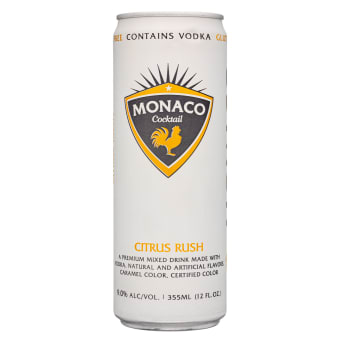 Monaco Citrus Rush Cocktail - 1 can / 12oz
