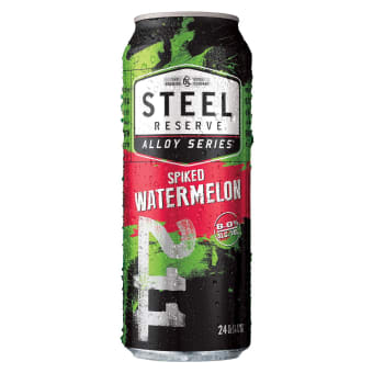 Steel Reserve Spiked Watermelon Flavored Malt Beverage - 1 can / 24oz