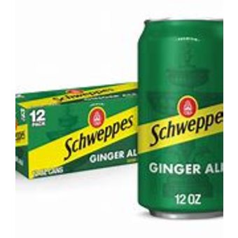 Schweppes Ginger Ale 12pack Cans