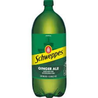 Schweppes Ginger Ale 2liter Bottle