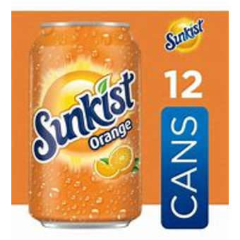 Sunkist Orange 12pack Can