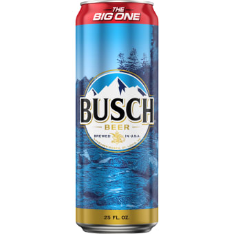 Busch 25 oz can