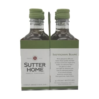 Sutter Home Sauvignon Blanc - 4 Pack/ 187mL