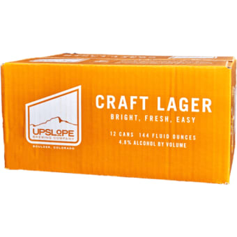Upslope Craft Lager - 12 cans / 12oz