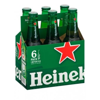 HEINEKEN 6 PACK BOTTLE