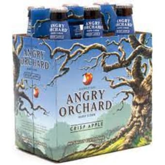 Angry Orchard Crisp Hard Cider - 6 bottles / 12oz