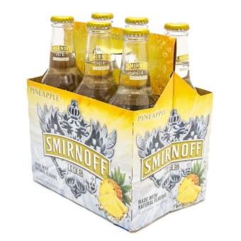 Smirnoff Ice Pineapple - 6 bottles / 12oz