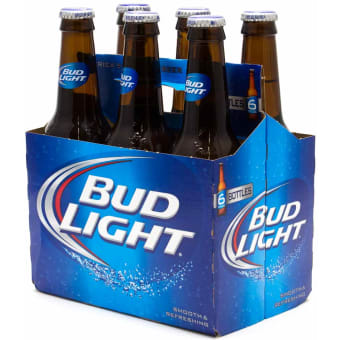 Bud Light - 6 bottles / 12oz