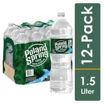 Poland Spring 1.5Liter 12pack Case