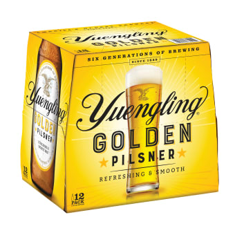 YUENGLING GOLDEN PILSNER 12OZ 12PK BTL