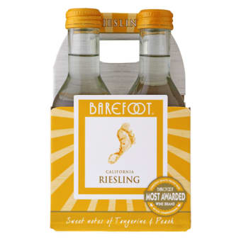 BAREFOOT RIESLING 4PK 187ml