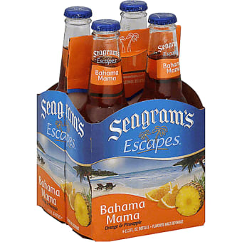 SEAGRAM'S BAHAMA MAMA 4PK 12 oz