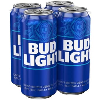 BUD LIGHT CAN 4PK 16 oz