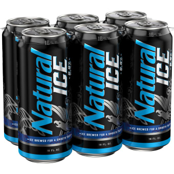 NATURAL ICE CAN 6PK 16 oz