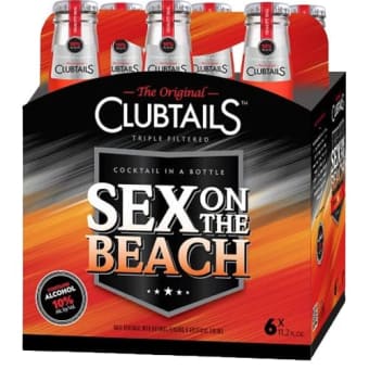 CLUBTAILS SEX ON THE BEACH 12OZ 6PK BTL