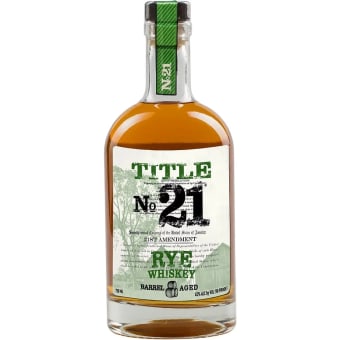 TITLE NO.21 RYE 750ML