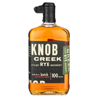 KNOB CREEK RYE BOURBON 100 1.75L