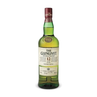 GLENLIVET SCOTCH 12YR 375ML